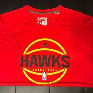 Adidas XL Red Hawks Basketball Tee
